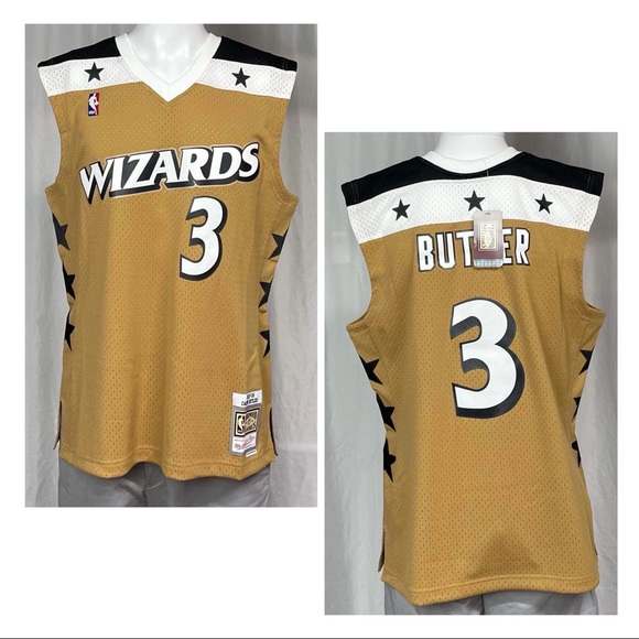 New Large Caron Butler Washington Wizards Mitchell Ness Swingman Jersey - Picture 1 of 7